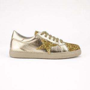 Дамски кожени сникърси JÉSMÍRA Golden Star